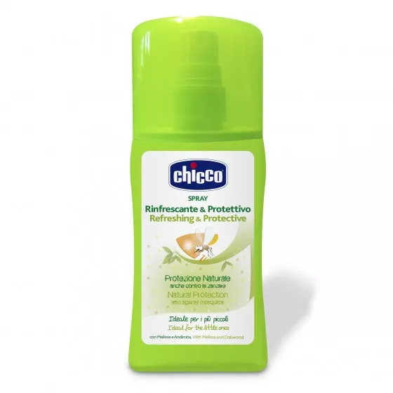 CHICCO Natural Spray Refrescante e Protetor Anti-Mosquitos - 100mL
