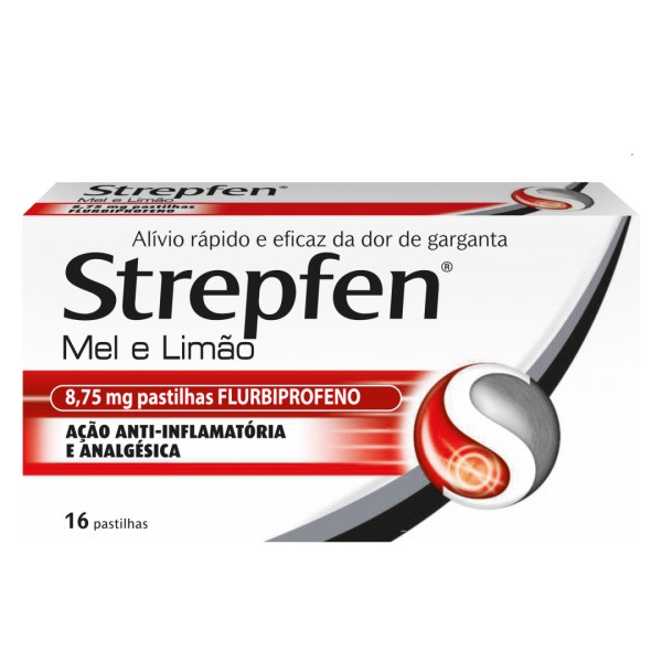 Strepfen Mel e limão, 8,75 mg x 16 pst