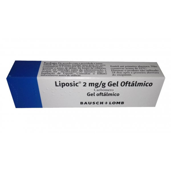 Liposic, 2 mg/g-10 g x 1 gel oft bisnaga