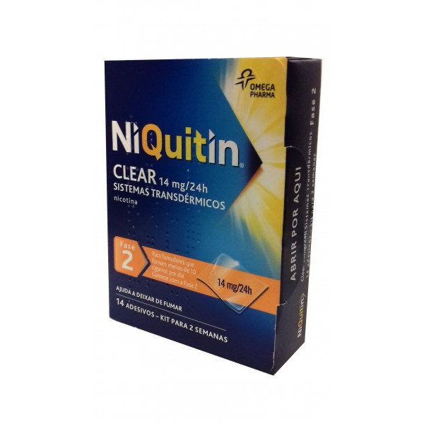 Niquitin Clear, 14 mg/24 h x 14 sist transder