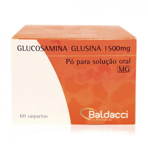 Glucosamina Glusina MG, 1500 mg x 60 pó sol oral saq