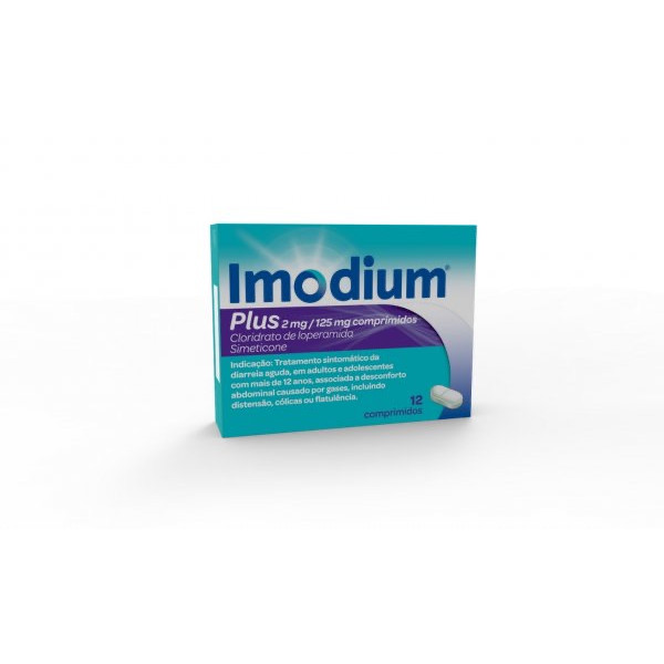 Imodium Duoeffect , 2 mg + 125 mg Blister 12 Unidade(s) Comp