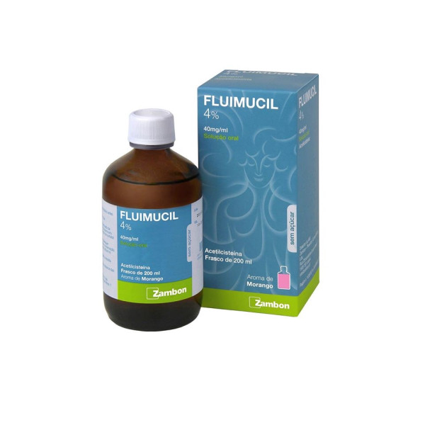 Fluimucil 4%, 40 mg/mL-200 mL x 1 sol oral mL