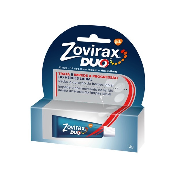 Zovirax Duo, 50/10 mg/g-2g x 1 creme bisnaga
