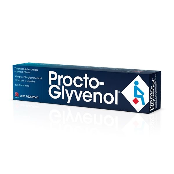 Procto-Glyvenol, 50/20 mg/g-30 g x 1 creme rect bisnaga