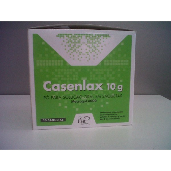 Casenlax, 10000 mg x 20 pó sol oral saq