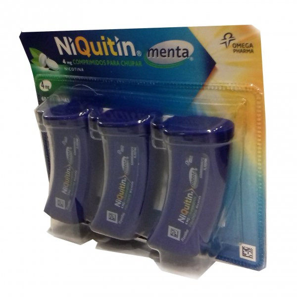 Niquitin Menta, 4 mg x 60 comp chupar