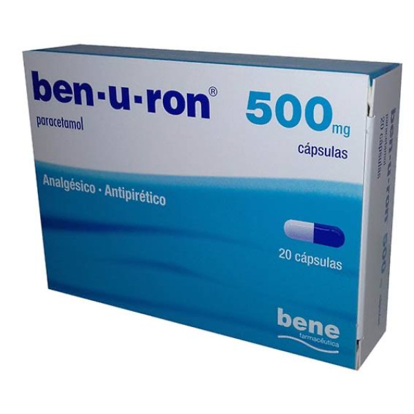 ben-u-ron , 500 mg Blister 20 Unidade(s) Caps