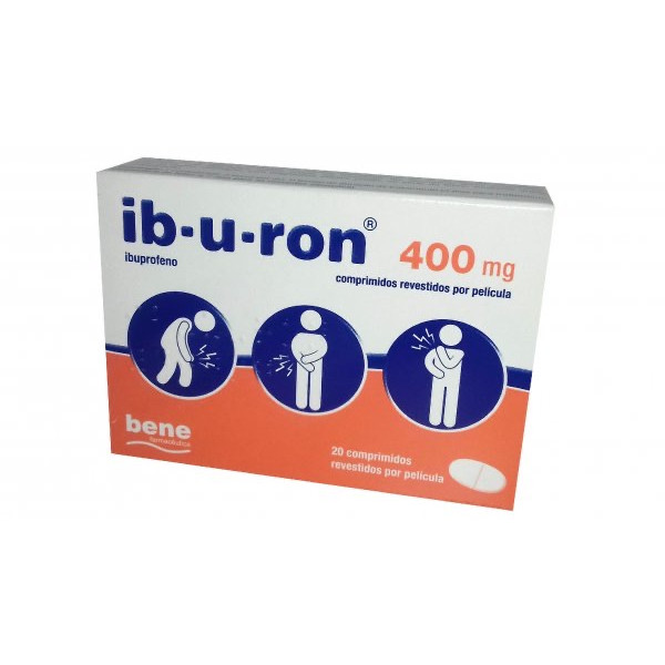 Ib-u-ron , 400 mg Blister 20 Unidade(s) Comp revest pelic