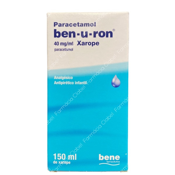 Paracetamol ben-u-ron, 40 mg/mL-150 mL x 1 xar mL
