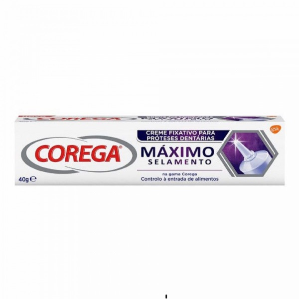 Corega Selamento Máximo Creme Fixador Próteses 40g