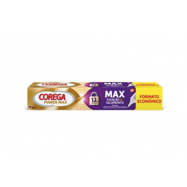 Corega Selamento Máximo Creme Fixador Próteses 70g