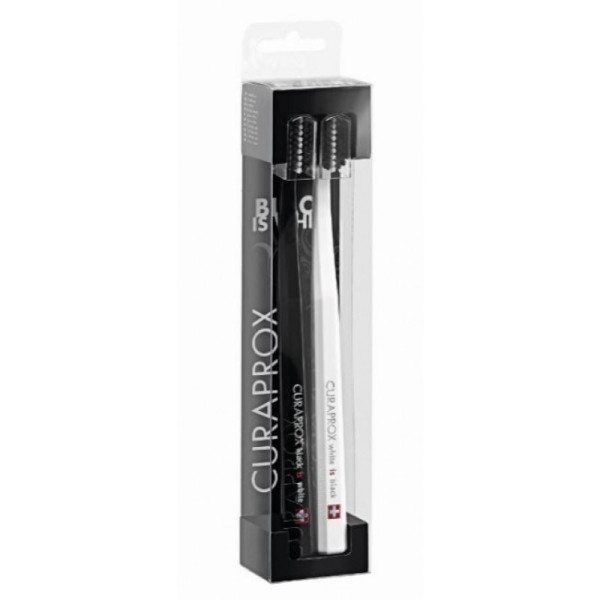 Curaprox Black & White Kit Escova de Denteds Branca+Preta