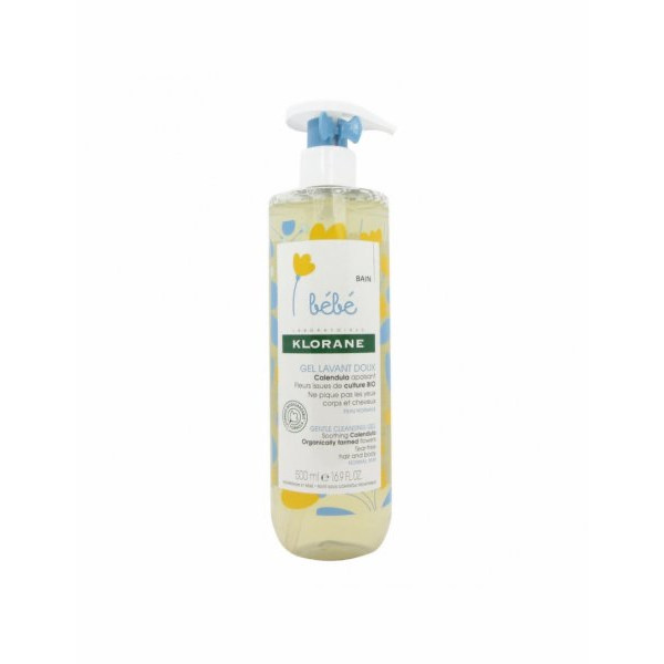 Klorane Bebe Gel Suave Corpo/Cabelo 500ml