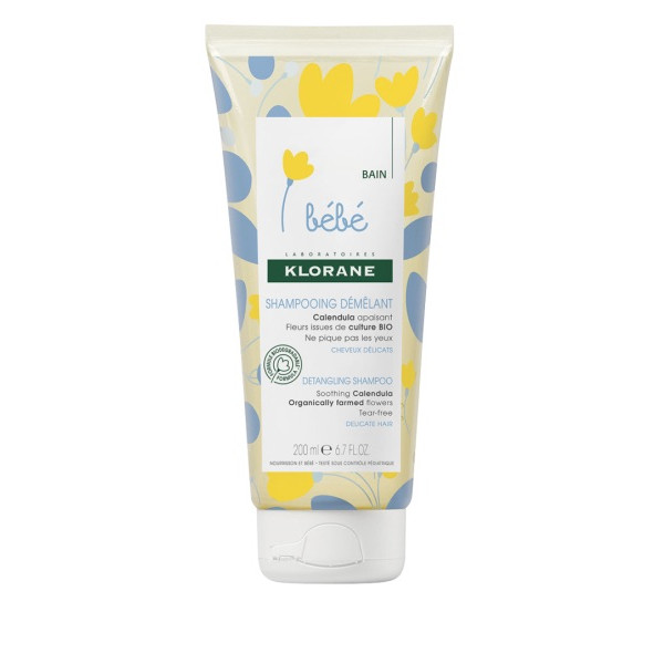 Klorane Bebe Champô Suave Desembaraçador 200ml
