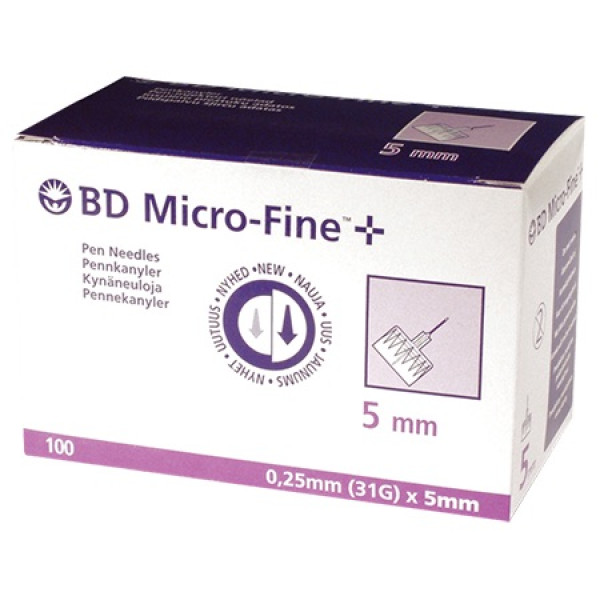 Bd Micro Fine+ Pl Ag Caneta 5mm Universx100