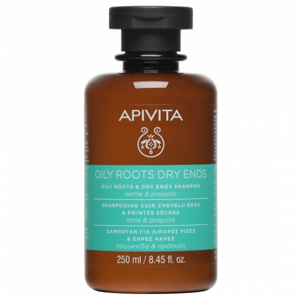 Apivita Capilar Champô Raiz Oleosas E Pontas Secas 250ml