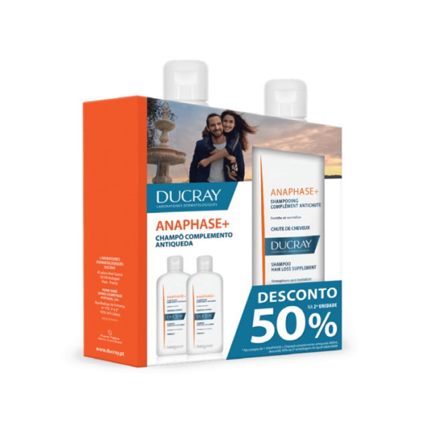 Ducray Anaphase+ Champô Queda x2 400ml