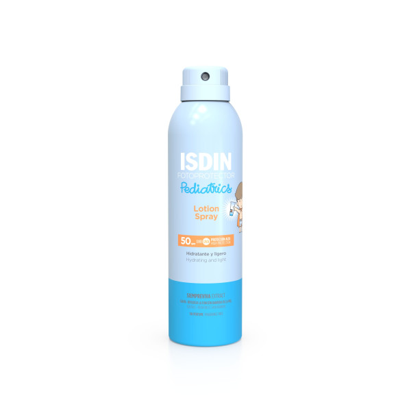 ISDIN Fotoprotector Pediatrics Lotion Spray SPF50 250ML - Protetor solar corporal em loção hidratante, para crianças