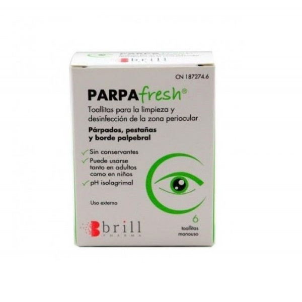 Parpafresh Toalhitas Limpeza Periocular x6