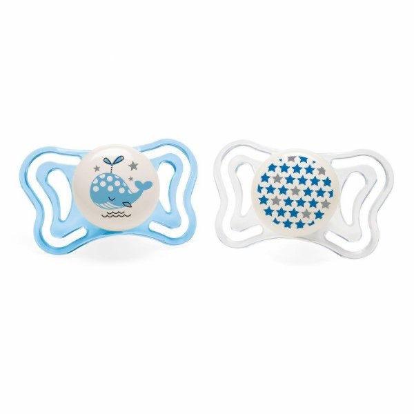 Chicco Physio Forma Light Lumi Chupeta Silicone x2-6M