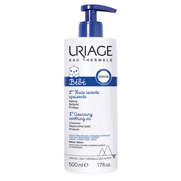 Uriage Bebé 1º Óleo Lavagem Apaziguante 500ml