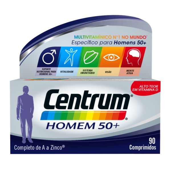 Centrum Homem 50+ Comprimidos x90