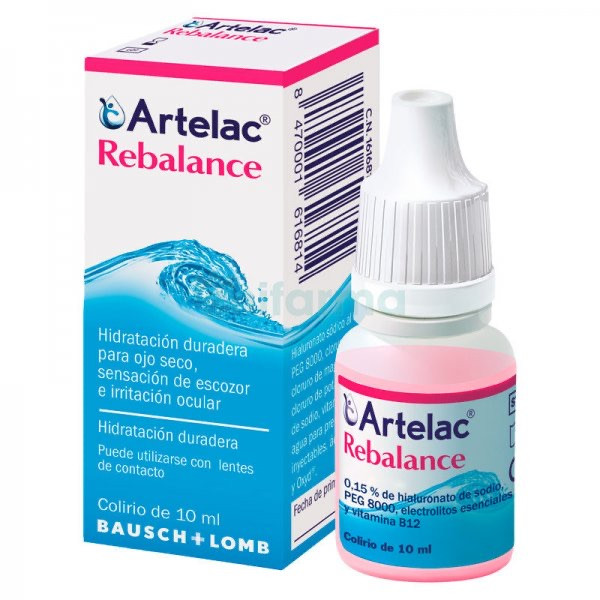 Artelac Rebalance Colirio Lent Cont 10Ml