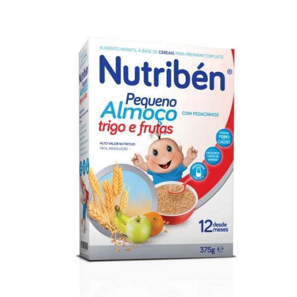 Nutriben Pequeno Almoço Trigo & Fruta 375g
