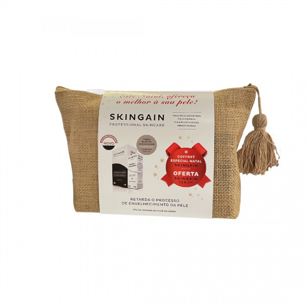 Skingain Ampliphar Colagénio 30 Saquetas + Sérum Renewal e Lifting 30ml