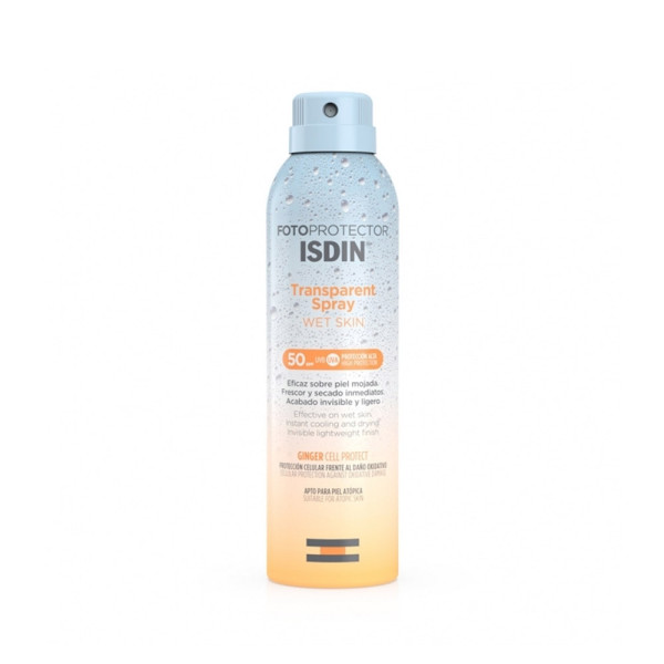 ISDIN Fotoprotector Transparent Spray WET SKIN SPF50 250ML - Protetor solar corporal