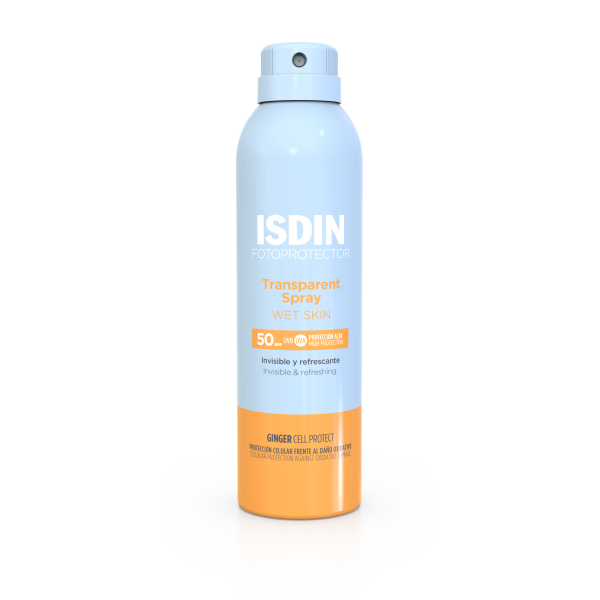 ISDIN Fotoprotector Transparent Spray WET SKIN SPF50 250ML - Protetor solar corporal