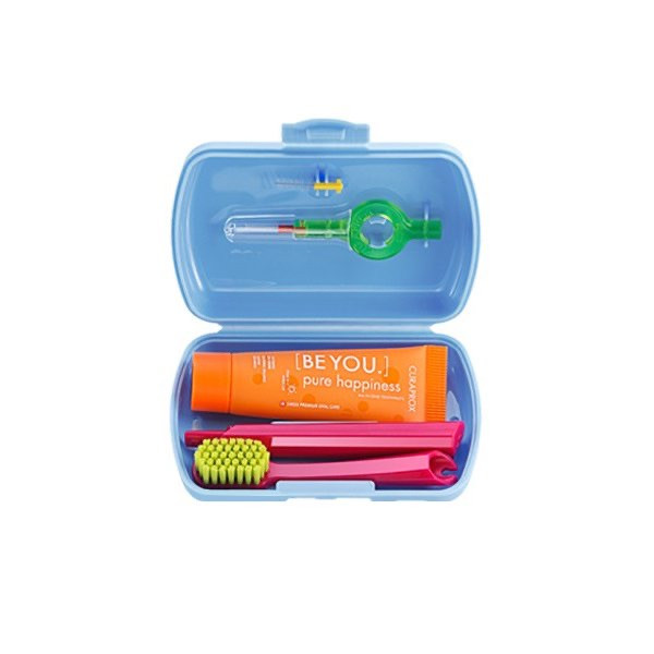 Curaprox Viagem Kit Happiness Azul