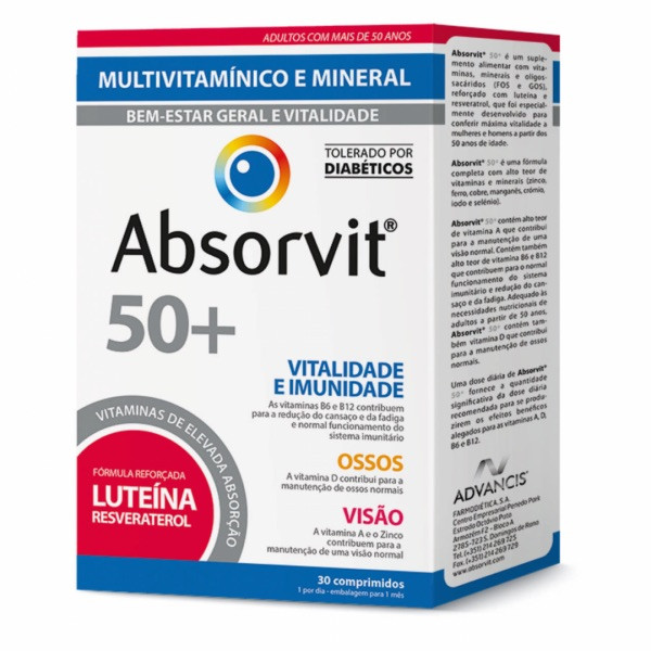 Absorvit Smart50+ Cápsulas x30
