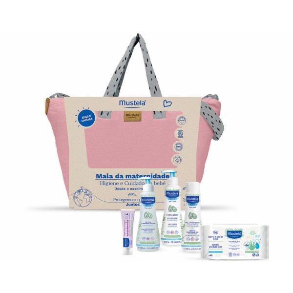 Mustela Kit Mala de Maternidade Rosa Edição Limitada