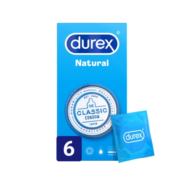 Durex Natural Plu Preservativo X6