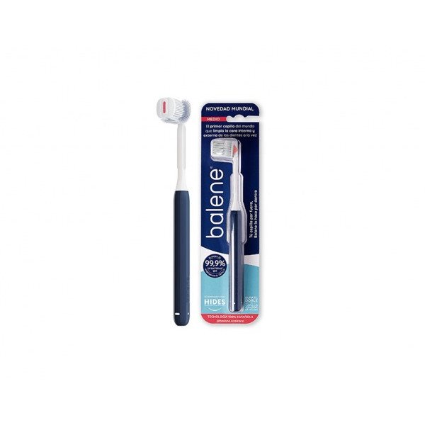 Balene Escova de Dentes Média Azul