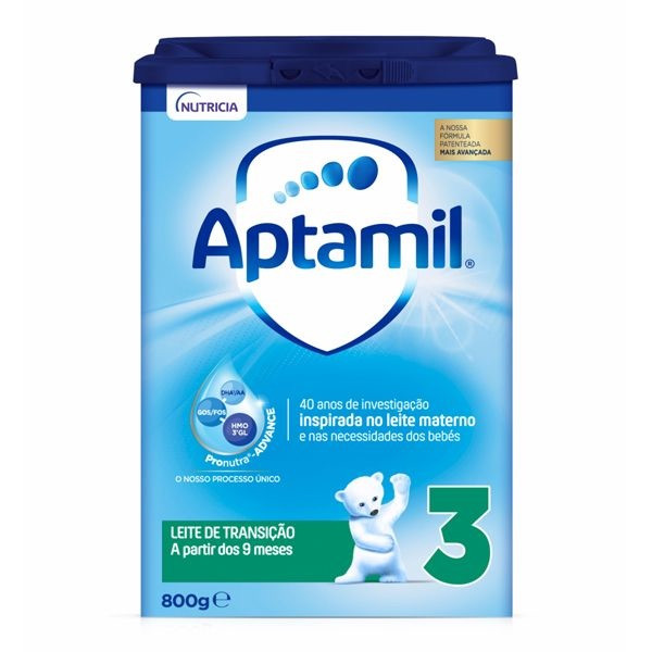 Aptamil 3 Pronutra Advance Leite Transição 800g c/ 20% desconto
