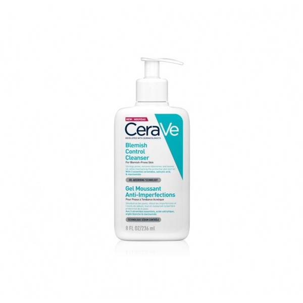Cerave Blemish Gel Limpeza Imperfeições 236ml