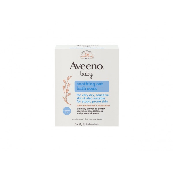 Aveeno Baby Pó Banho Aveia Suave 21g x5