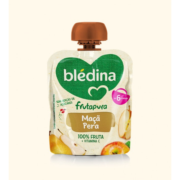 Bledina Frutapura Saq Maca Pera 85G +6M
