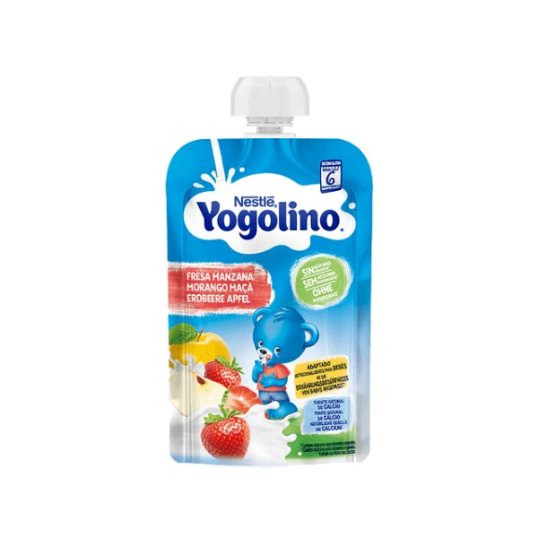 Nestle Yogolino Maçã/Morango 100 6m+