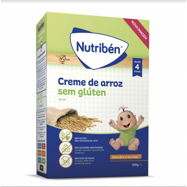 Nutriben Farinhas Creme Arroz Sem Glúten 250g