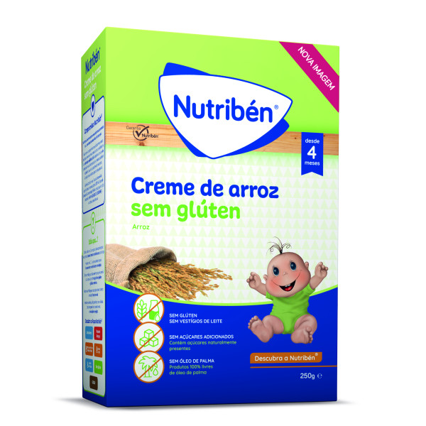 Nutribén Farinhas Creme Arroz Sem Glúten 250g