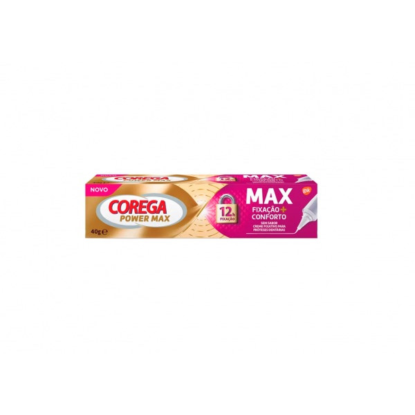 Corega Máxima Fixação+ Conforto Creme Dentário 40g