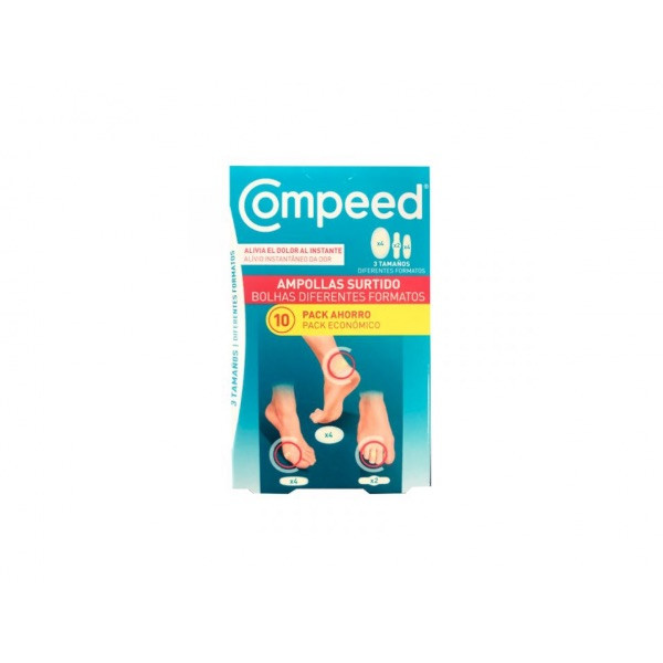 Compeed Pensos Bolhas Diferentes Formatos x10