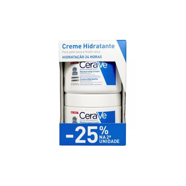 CeraVe Duo Creme hidratante diário 2 x 340 g com Desconto de 25% na 2ª Embalagem
