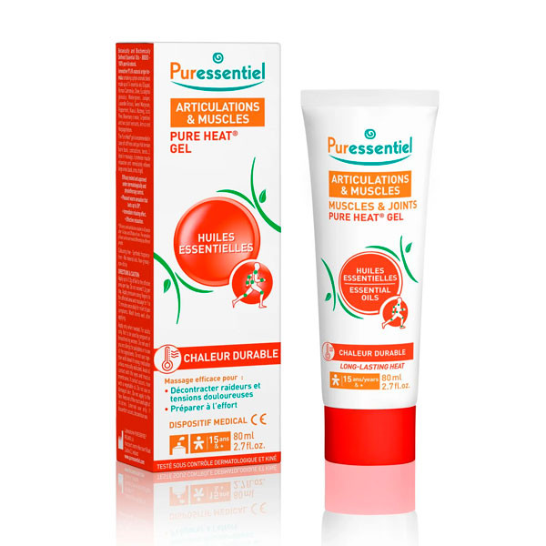Puressentiel Pure Heat Gel Articulações E Músculos 80ml