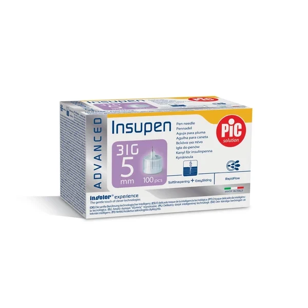 Pic Solution Insupen Agulhas 5mm 31G X100
