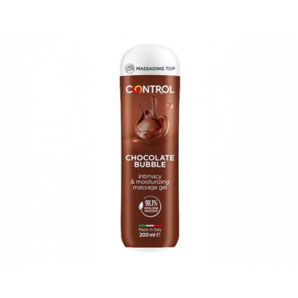 Control Bubble e Chocolate Gel de Massagem 3 em 1 200ml